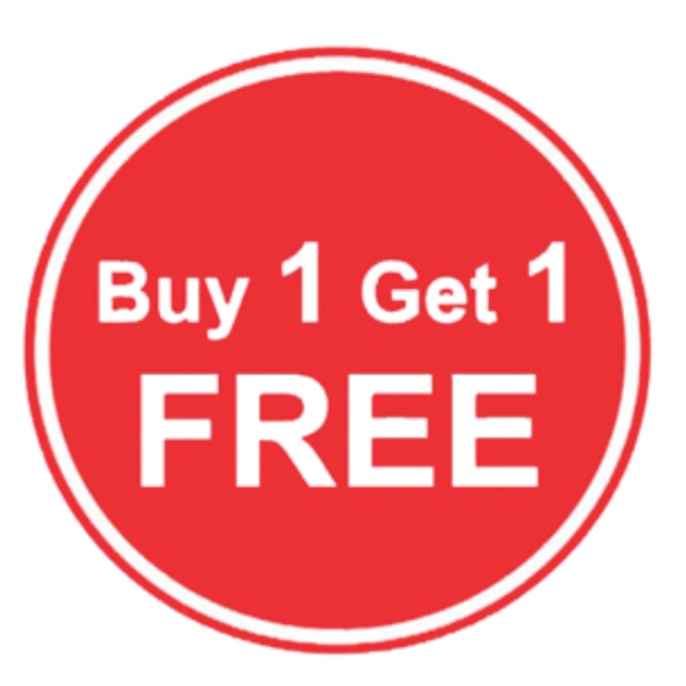 Choose one item and get another free!